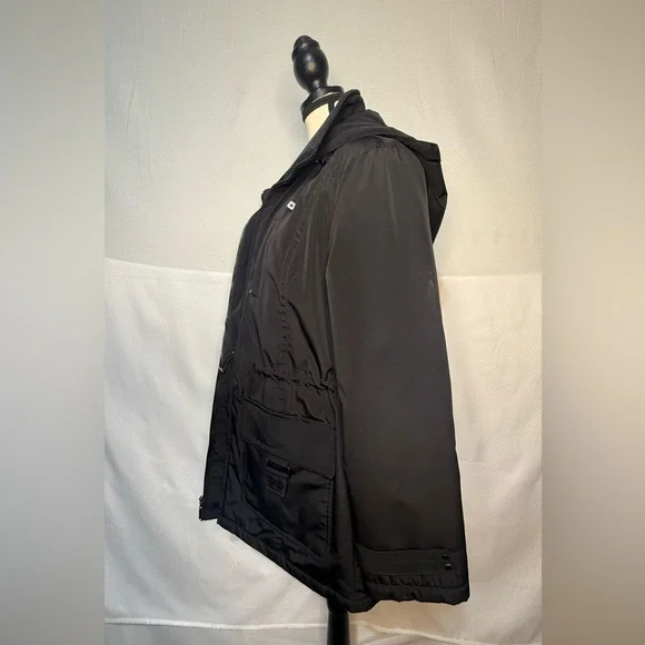 London Fog Women's Black Utility Jacket - Picture 7 of 15